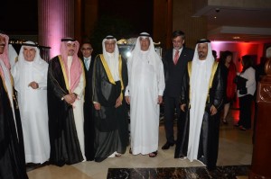 Qatari dignataries and business men, H.E. Swiss Ambassador and President of the SwissBCQ